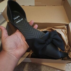 NATIVE AUDREY black flats with bow